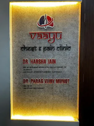 Vaayu Chest and Pain Clinic Signboard